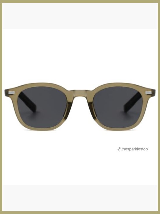 Retro Square Sunglasses UV400 Protection Unisex Vintage Shades main image 4